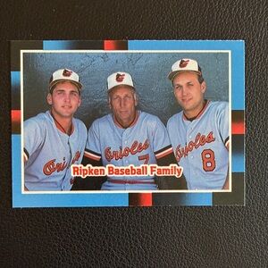 “The Ripken Baseball Family” card
#625 /NOT GRADED/ Excellent condition